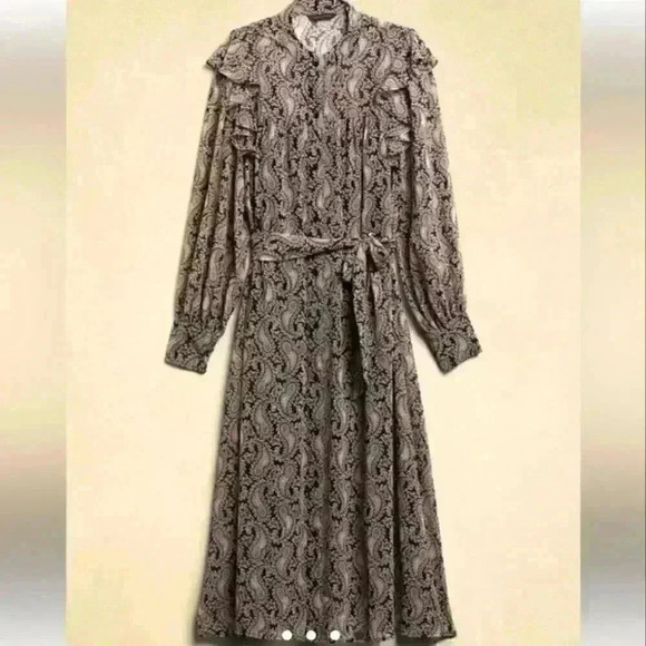 Banana Republic Flutter Midi Dress - Picture 4 of 8